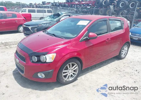 2012 Chevrolet Sonic 2Lt z USA, uszkodzony, nr VIN 1G1JC6SH1C4124124